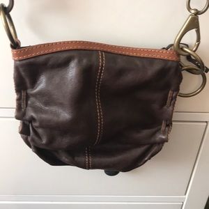 Lucky brand vintage inspired leather purse